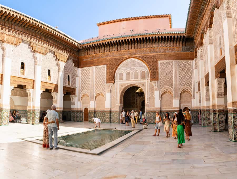Marrakech: Monuments, Souks and Medina Guided Walking Tour - Souk Semmarine, leather, and the working Medina