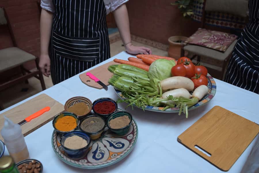 Marrakech: Moroccan Cooking Class for vegetarians and vegan - Key points to know before booking
