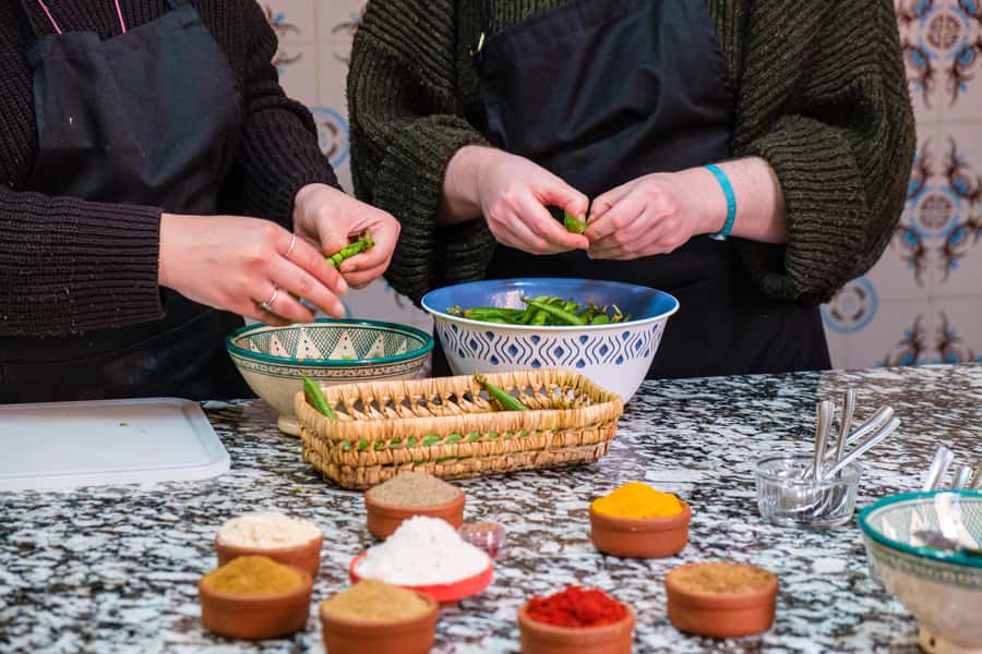Marrakech: Moroccan Cooking Class with Market Visit and Meal - What you actually cook during the four hours