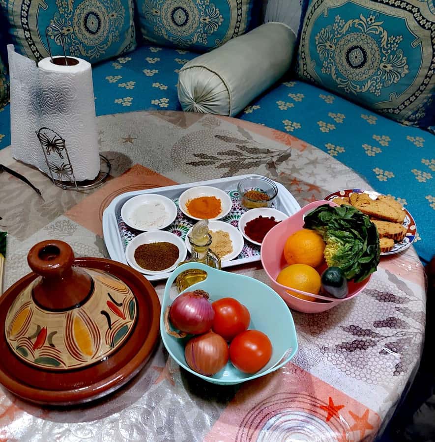 Marrakech: Moroccan Cuisine Cooking Class in Local Home - Tagines and salads: the main event