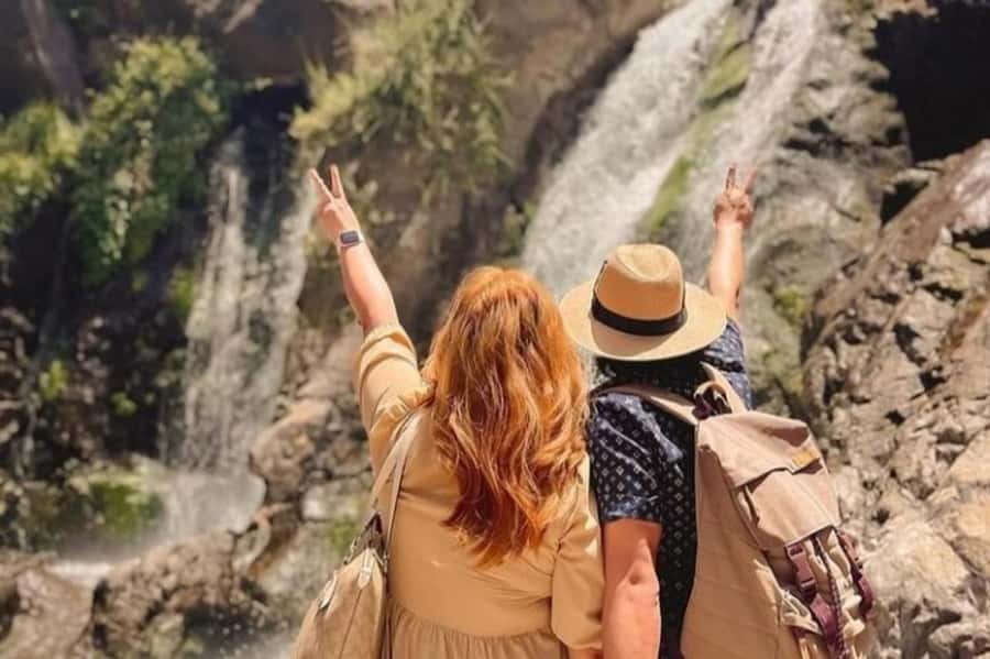 Marrakech: Ourika Valley Trip with Waterfall Hike & Lunch - Lunch beside the Ourika River