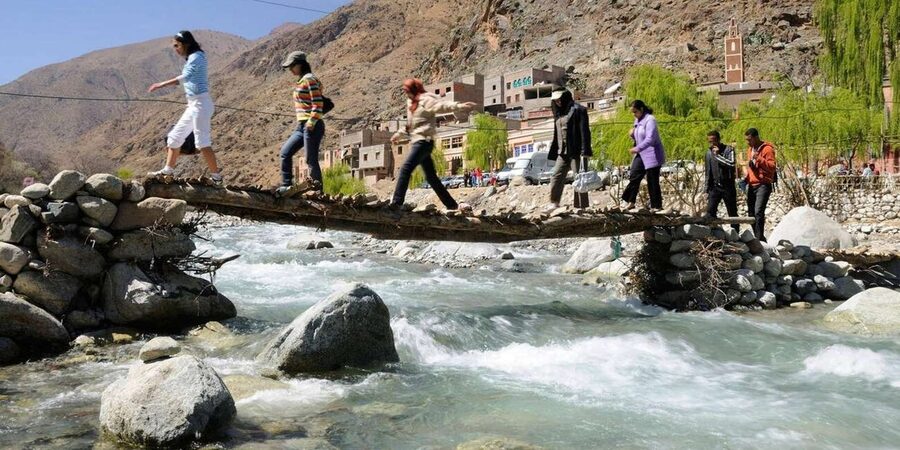 Marrakech: Ourika Valley Waterfalls & Atlas Mountains Trip - Setti Fatma and the climb to the waterfalls