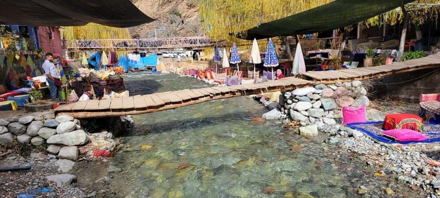 Marrakech: Ourika Valley Waterfalls & Atlas Mountains Trip - Staying by the river instead of hiking