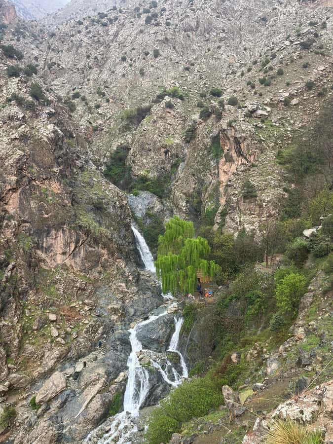 Marrakech: Ourika Valley Waterfalls Hike & Traditional Lunch - Reaching the waterfalls