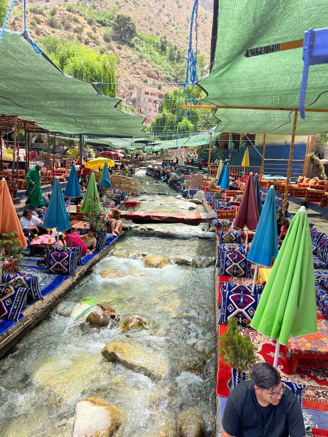 Marrakech: Ourika Valley Waterfalls Hike & Traditional Lunch - Tea, villages, crafts, and the first stop