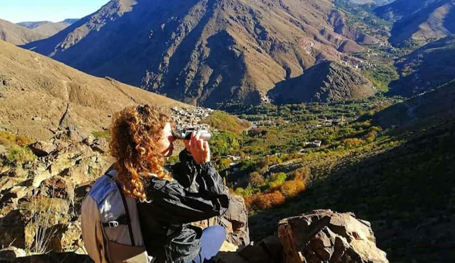 Marrakech: Ourika Valley waterfalls with guide& Berber lunch - Lunch beside the river