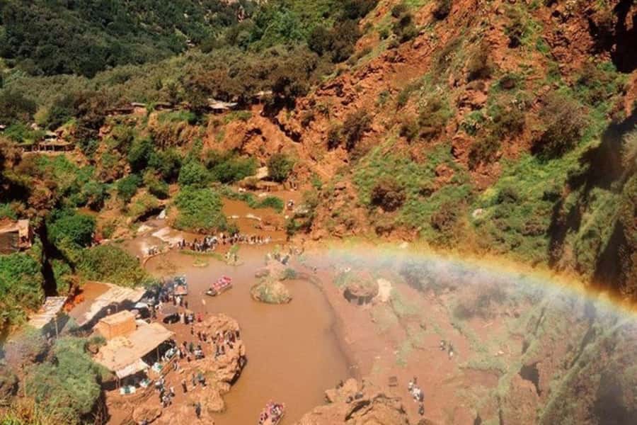 Marrakech: Ouzoud Waterfalls Trip, Guided Hike & Boat Option - Walking beneath the olive trees