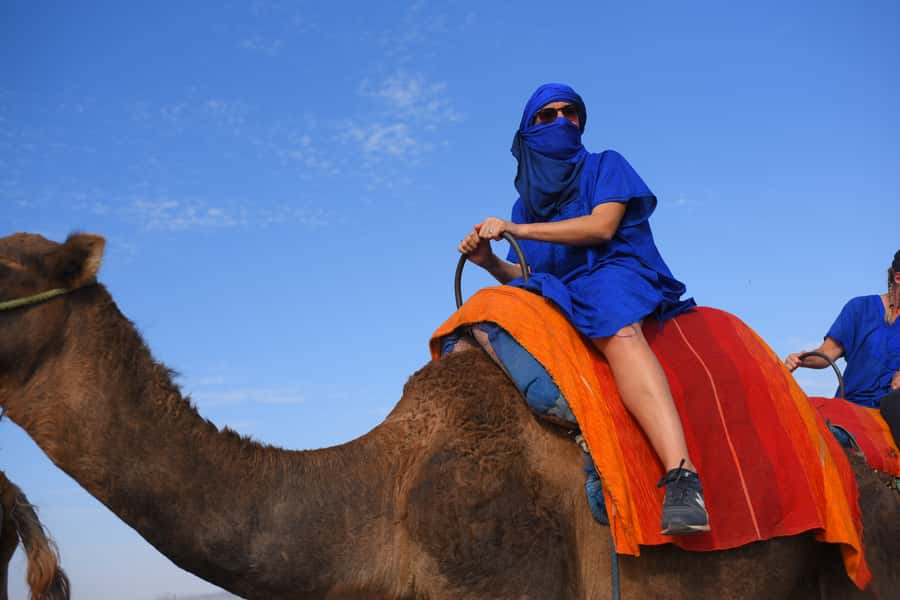 Marrakech: pack quad and camel ride in the palm grove - Getting ready for the quad ride