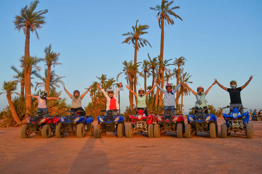 Marrakech: Palm Grove Quad Bike Tour - Leaving Marrakech for the palm grove