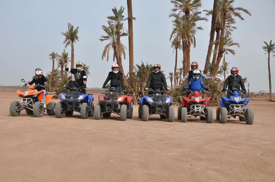 Marrakech: Palm Grove Quad Bike Tour - Mint tea in the middle of the ride