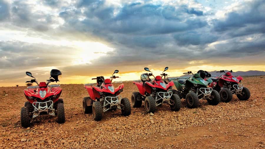 Marrakech: Palmeraie Guided Quad Biking Tour with Tea - Leaving Marrakech for the Palmeraie