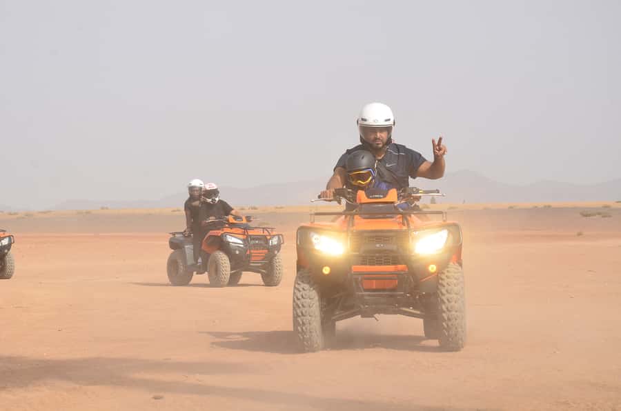Marrakech: Palmeraie Guided Quad Tour with Tea Break - Pickup From Marrakech and the Safety Briefing