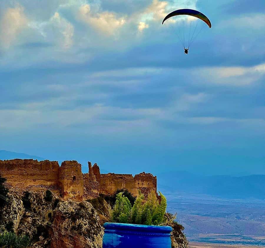 Marrakech: Paragliding over Agafay Desert & Atlas Mnt Views - The takeoff point above 1,000 meters