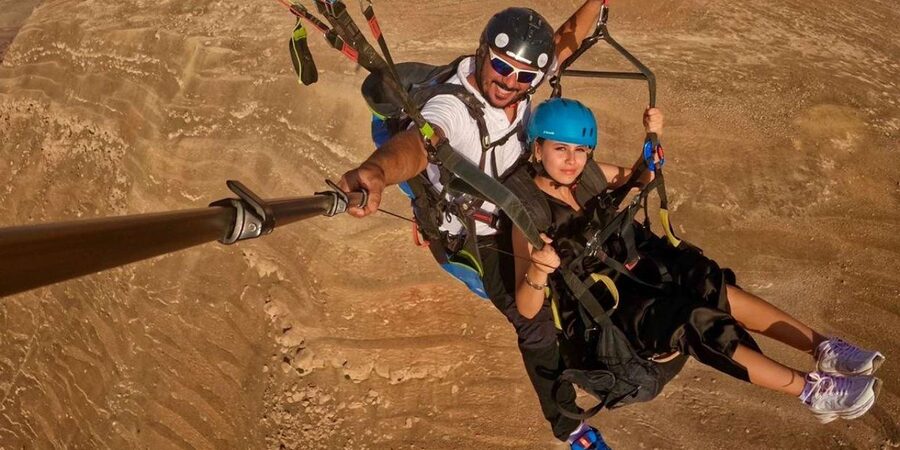 Marrakech: Paragliding over Agafay Desert & Atlas Mnt Views - Tea, sweets, and the return to Marrakech