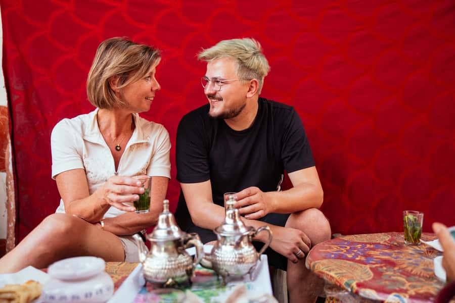 Marrakech: Private Souks Tour with Tea and Traditional Snack - A women’s cooperative with useful social context