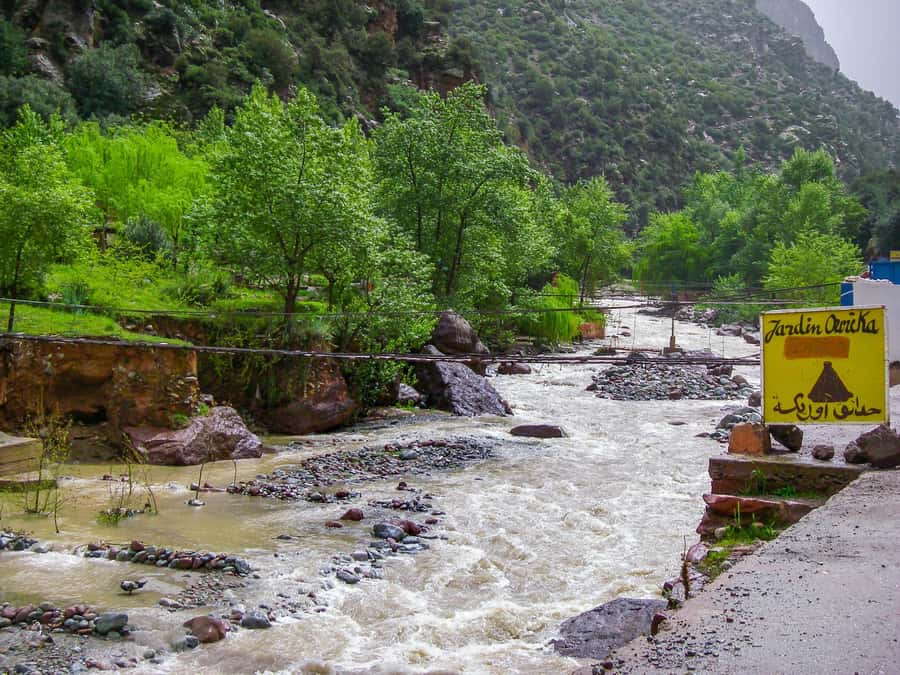 Marrakech : Private To Ourika Valley Atlas Mountains & Lunch - Moroccan lunch with a mountain view