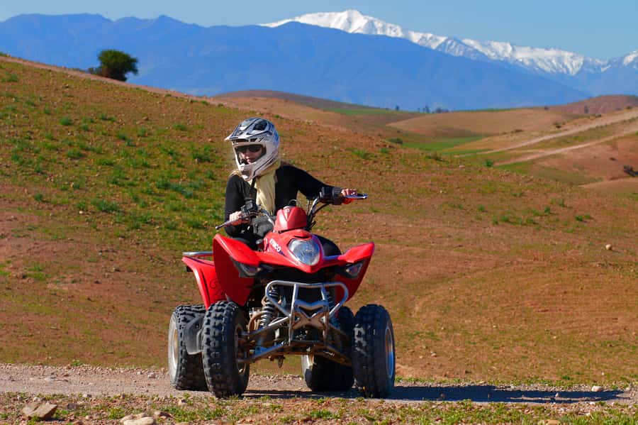 Marrakech: Quad Bike and Camel Ride Tour - Palm groves, villages, and mountain views