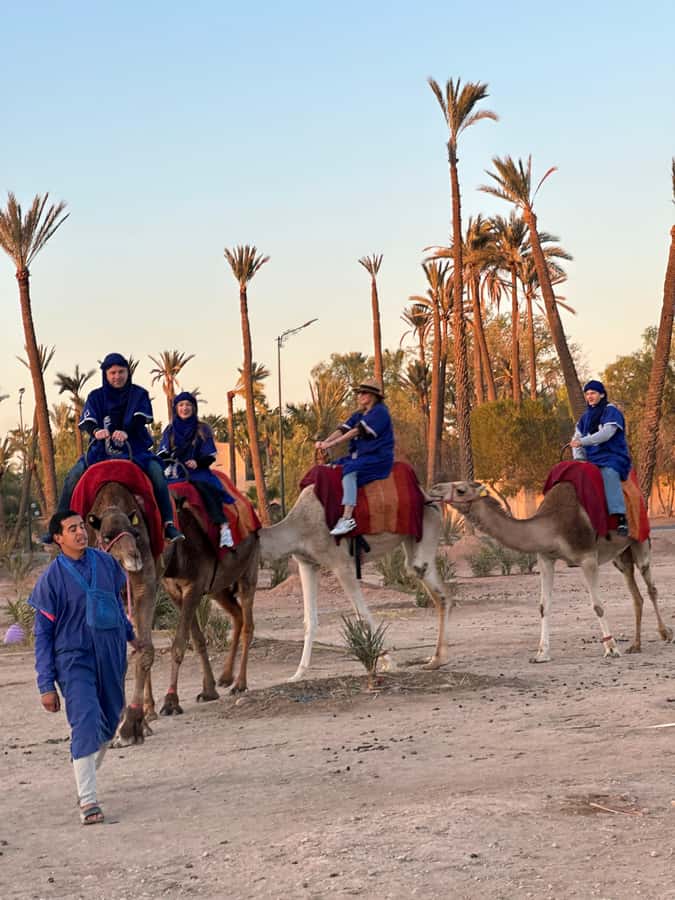 Marrakech:quad excursion at Jbilet desert with Moroccan tea - A tea break where the desert gets quiet