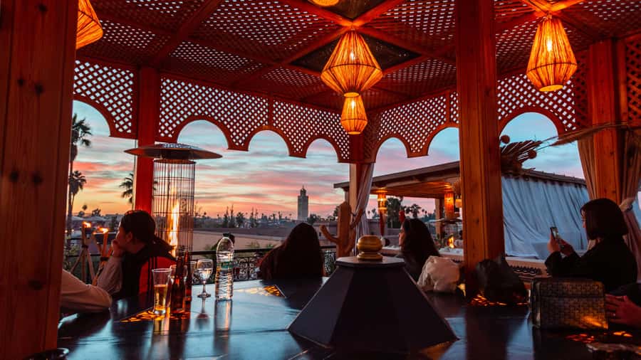 Marrakech: Rooftop Dinner with Koutoubia View - Sunset timing from 6:00 PM to 9:00 PM