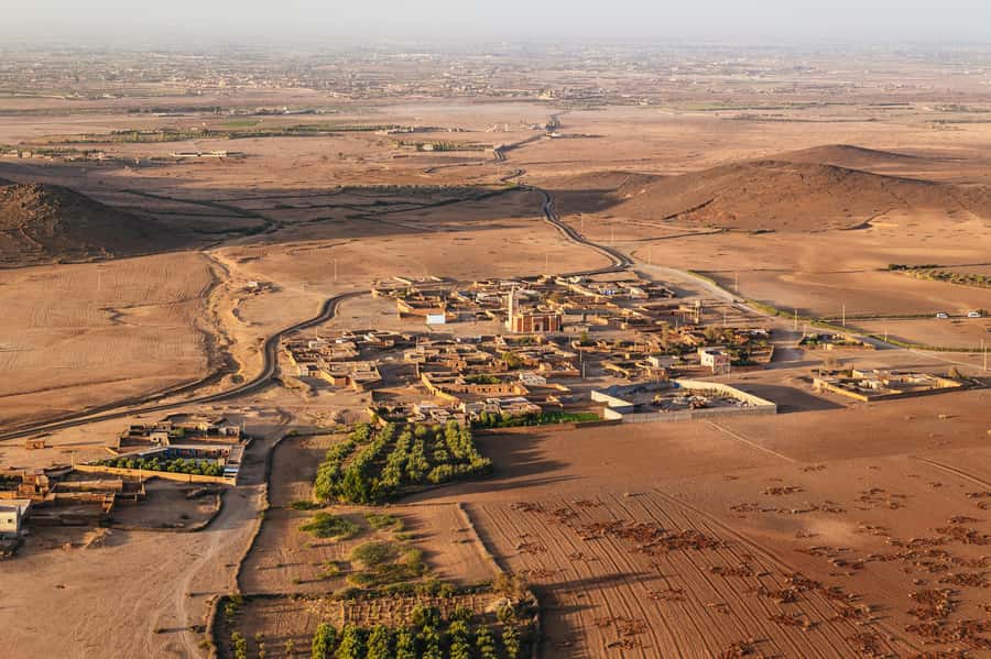 Marrakech: Shared Balloon Flight with Tea - Lift-off above the Palm Grove