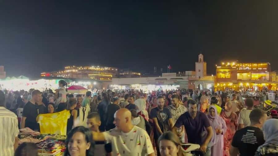 Marrakech: Souk by Night Medina Guided Walking Tour. - Koutoubia Mosque and the final evening view