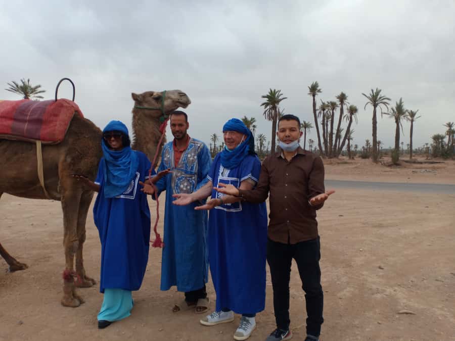 Marrakech: Sunset Camel Ride in the Palmeraie - Moroccan mint tea and a pause