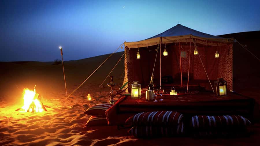 Marrakech: Sunset Dinner in Agafay Desert with Camel Ride - Camel riding across Agafay’s stony desert