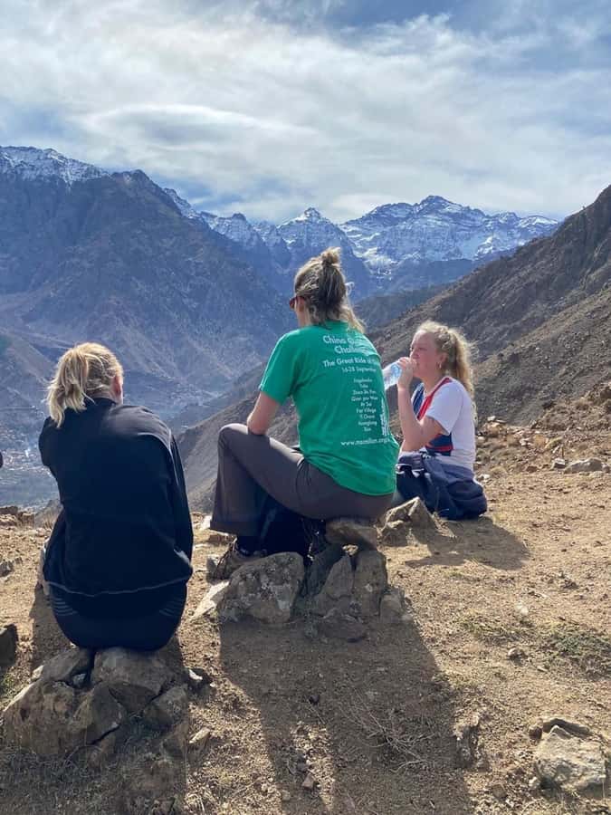 Marrakech: Tedli Summit Atlas Mountains Day Hike & Lunch - Lunch with views of Jbel Toubkal
