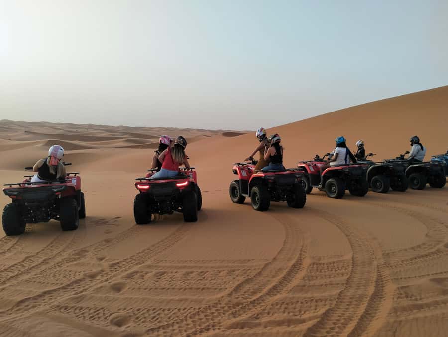 Marrakech to Fes 3 Days Sahara Desert Tour With Camel & Quad - Day 3: Quad biking, Ziz Valley, and the Middle Atlas