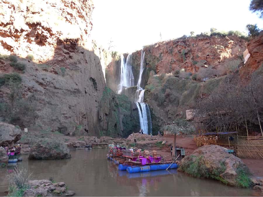 Marrakech to Ouzoud waterfalls day tour - Guide & boat ride - Leaving Marrakech for the Tadla plains
