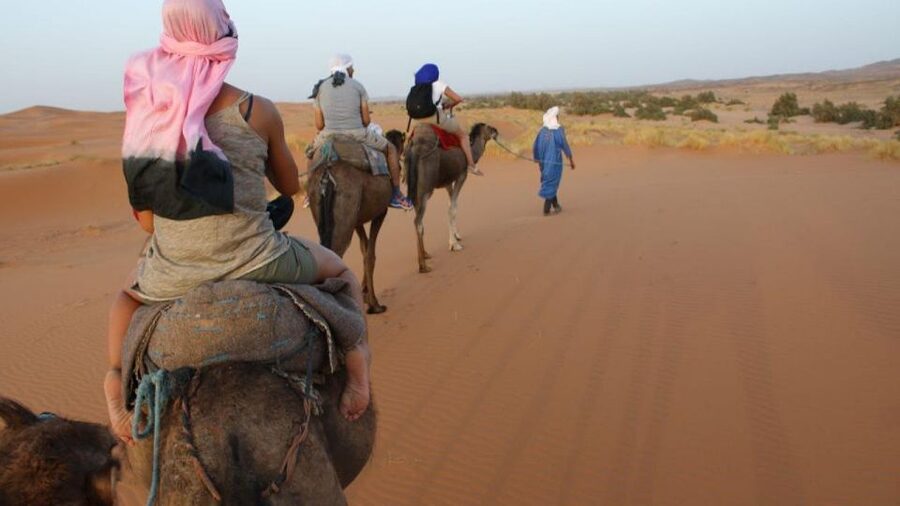 Marrakech to Zagora:2-Day Luxury Sahara Tour with Camel Ride - Reaching Zagora by camel at sunset