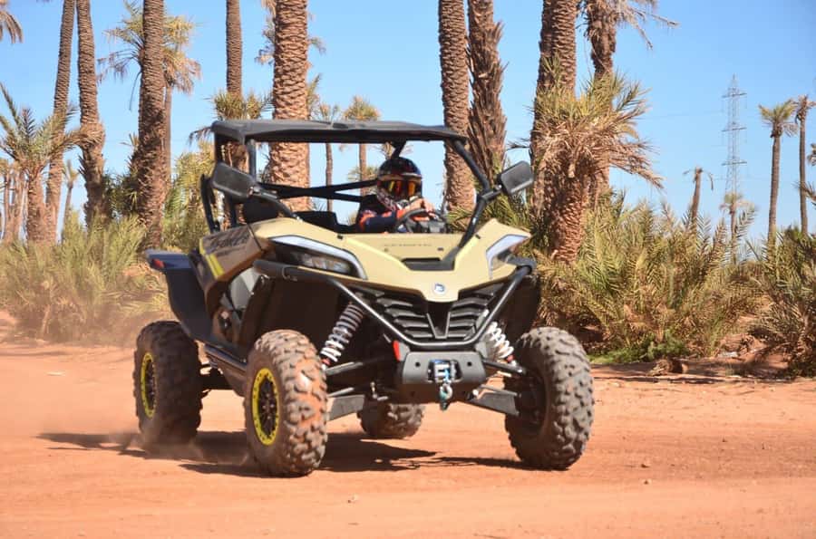 Marrakech: Tour Buggy 1000cc In Palm Oasis and Jbilat Desert - Taking turns behind the wheel