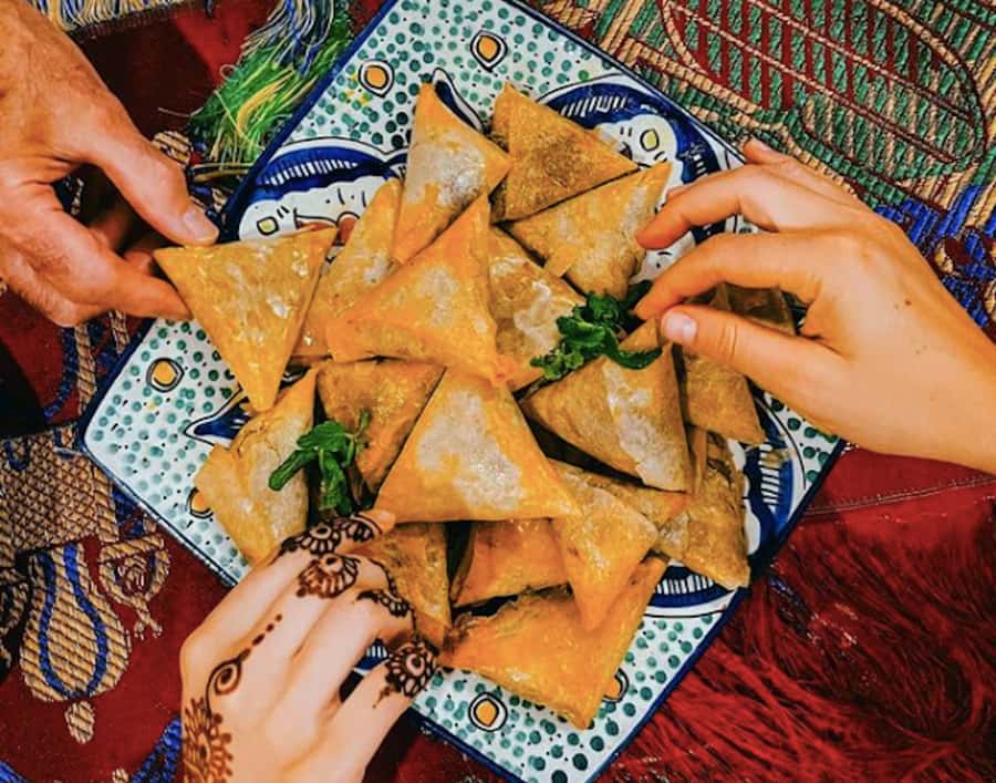 Marrakech: Traditional Moroccan Cooking Class & Market Visit - Cooking tagines, salads, and dessert together