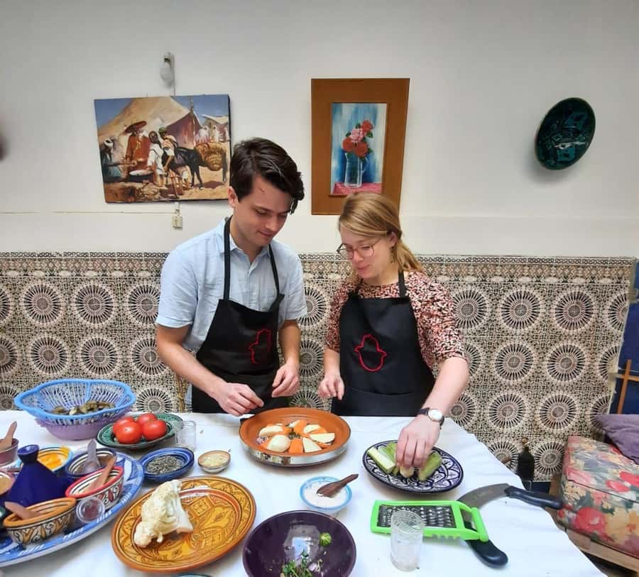 Marrakech: Traditional Moroccan Cooking Class & Market Visit - Recipes, spices, and value at $40