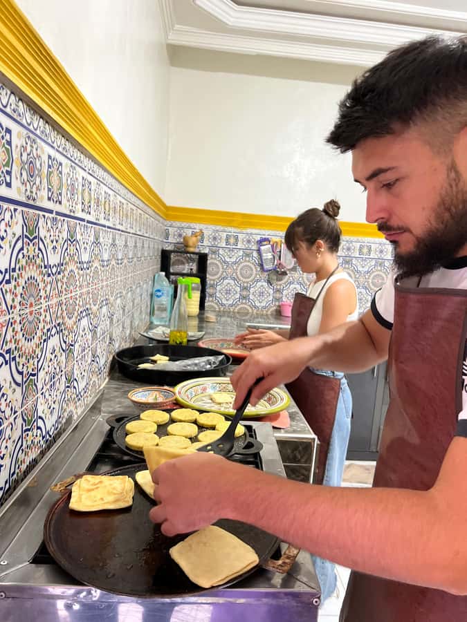 Marrakech: Traditional Moroccan Crepes & Bread Cooking Class - Small details that make the morning better