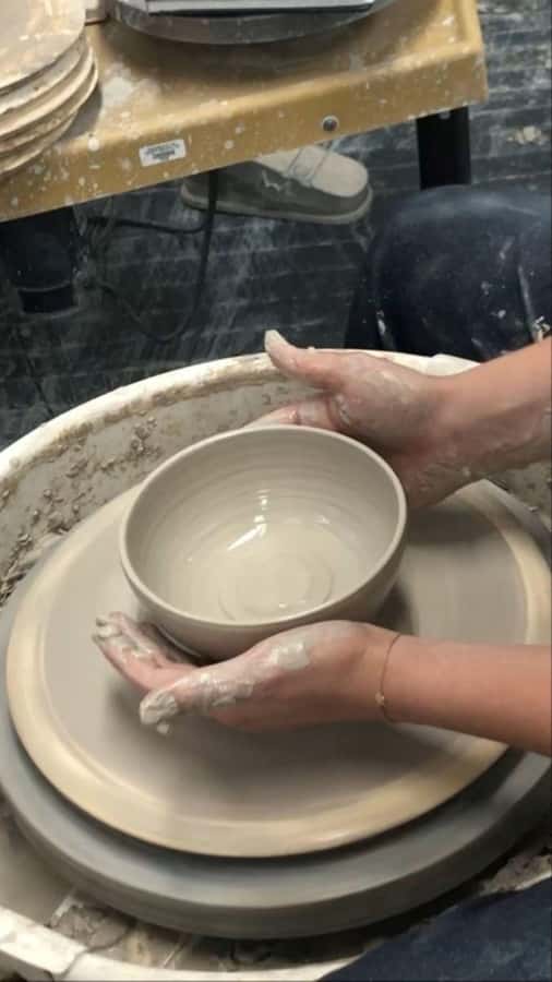 Marrakech: Workshop for Pottery - The pottery wheel: fun, but brief