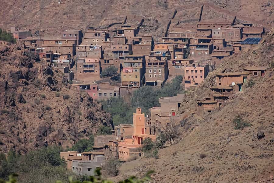 Marrakech: Zip Line in Atlas Mountains & Berber Villages - Walking through Berber villages