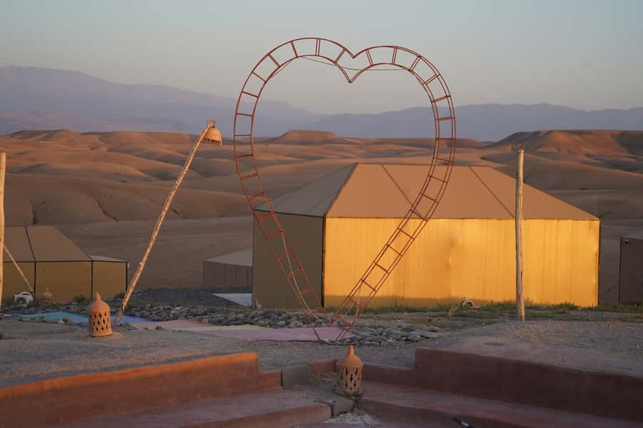 Marrakesh: Agafay Desert 3-Course Dinner Show & Pool Access - Optional camel and quad rides