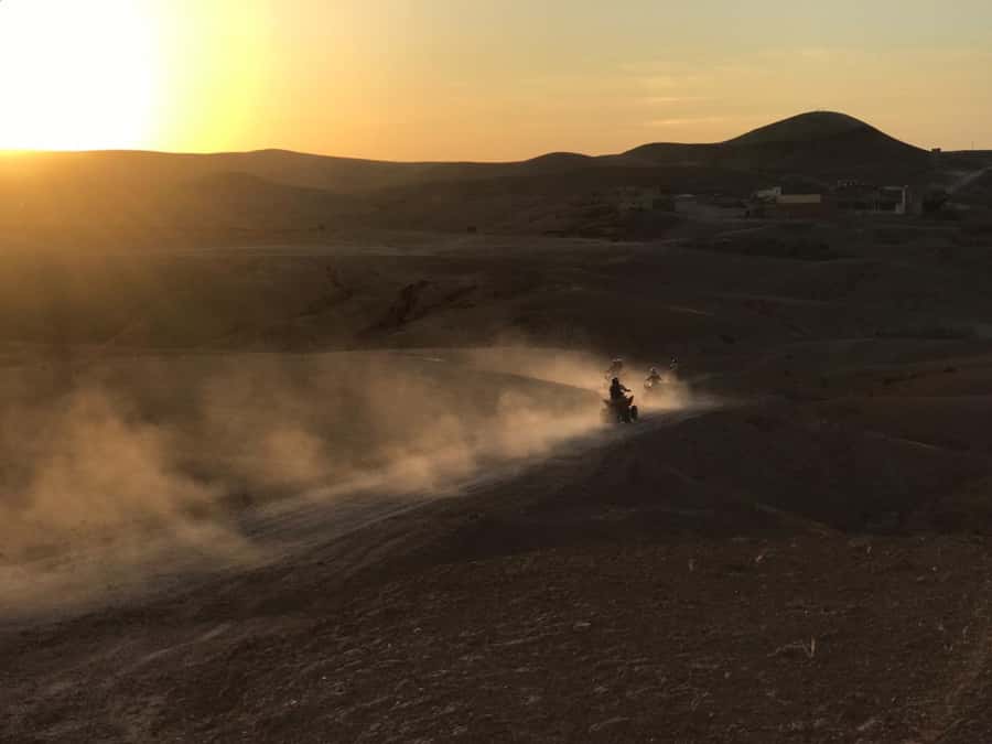 Marrakesh: Agafay Desert Quad & Camel Tour with Dinner - Pickup from Marrakech and the ride to camp