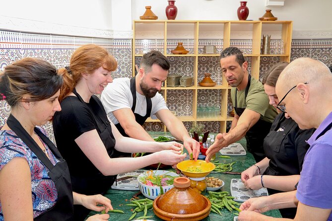 Marrakesh cooking class with chef Hassan - Local dishes - Mint tea comes before the knives