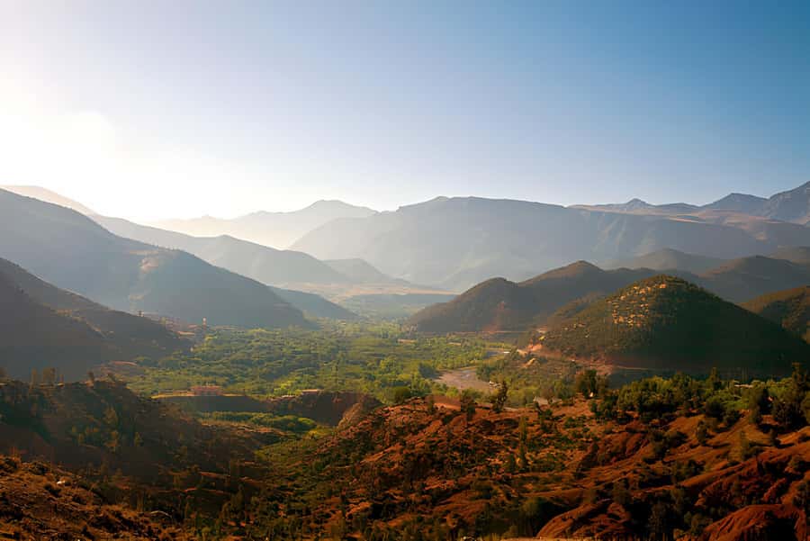 Marrakesh: Ourika Waterfalls, Atlas Mountains, Guide + Lunch - Through Ourika Valley toward Setti Fatma