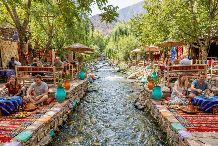 Marrakesh: Ourika Waterfalls, Atlas Mountains, Lunch + Guide - Leaving Marrakech for the Atlas Mountains
