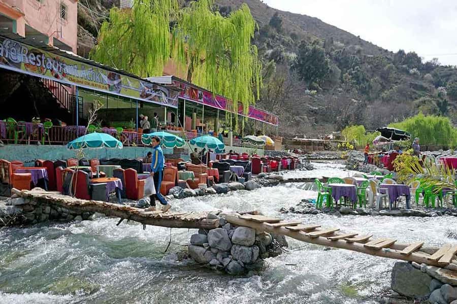 Marrakesh: Ourika Waterfalls, Atlas Mountains, Lunch + Guide - Ourika Valley, Berber homes, and mint tea