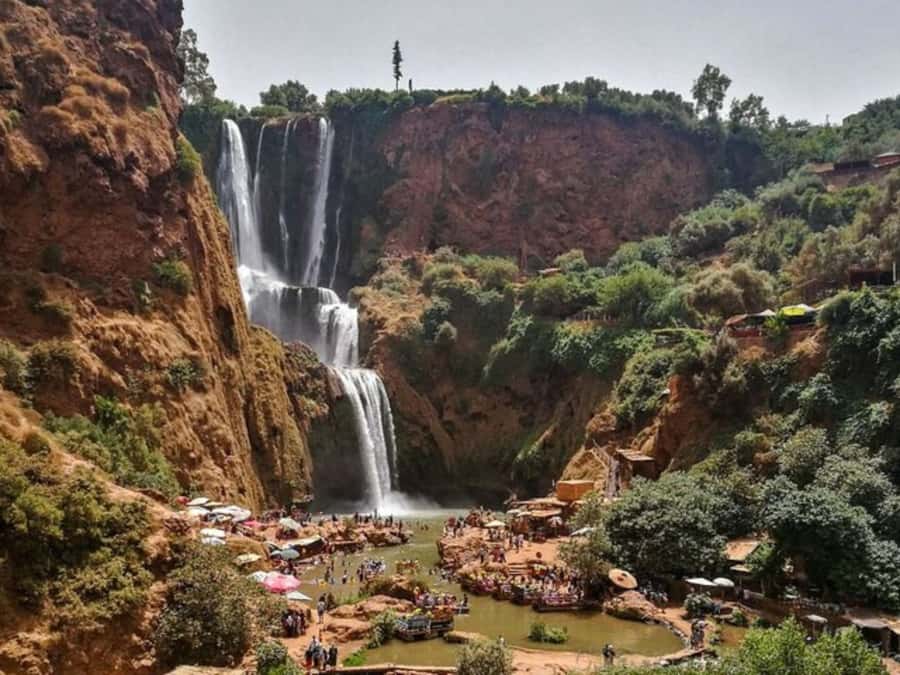 Marrakesh: Ouzoud Waterfalls Trip with Hike & Boat Option - The road to Ouzoud and the Atlas views