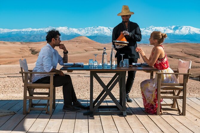 Marrakesh: Sunset Dinner in Agafay Desert with Show & Transfers - Leaving the Medina for the Agafay road