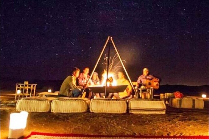 Marrakesh: Sunset Dinner in Agafay Desert with Show & Transfers - Music, dancing, and the fire show