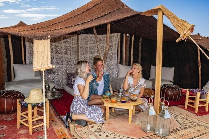 Marrakesh: Sunset Dinner in Agafay Desert with Show & Transfers - The optional camel ride