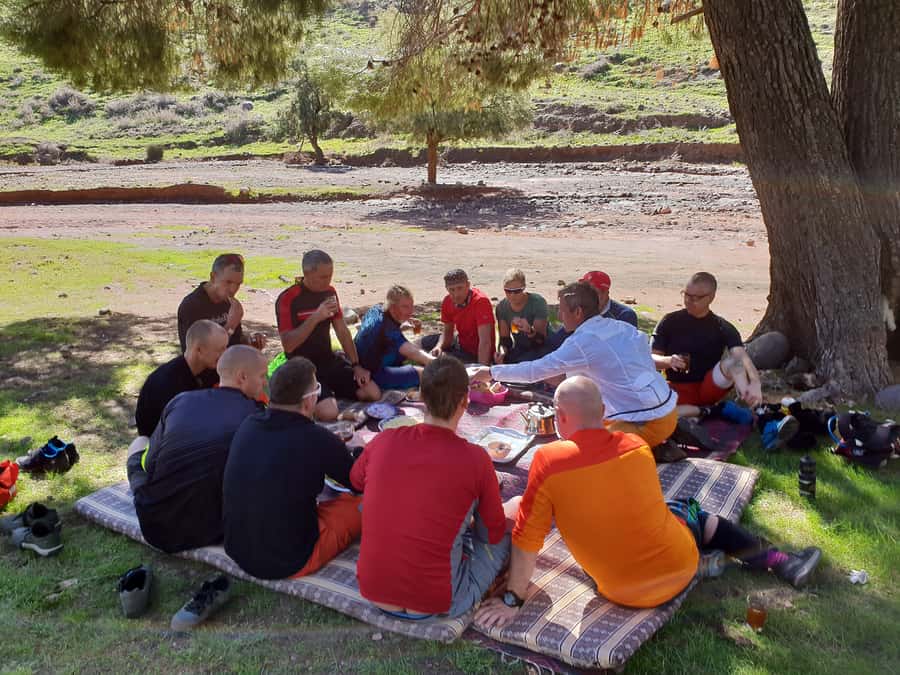 Marrakesh: Toubkal National Park Mountain Bike Trip w/Lunch - The first climb tests your legs