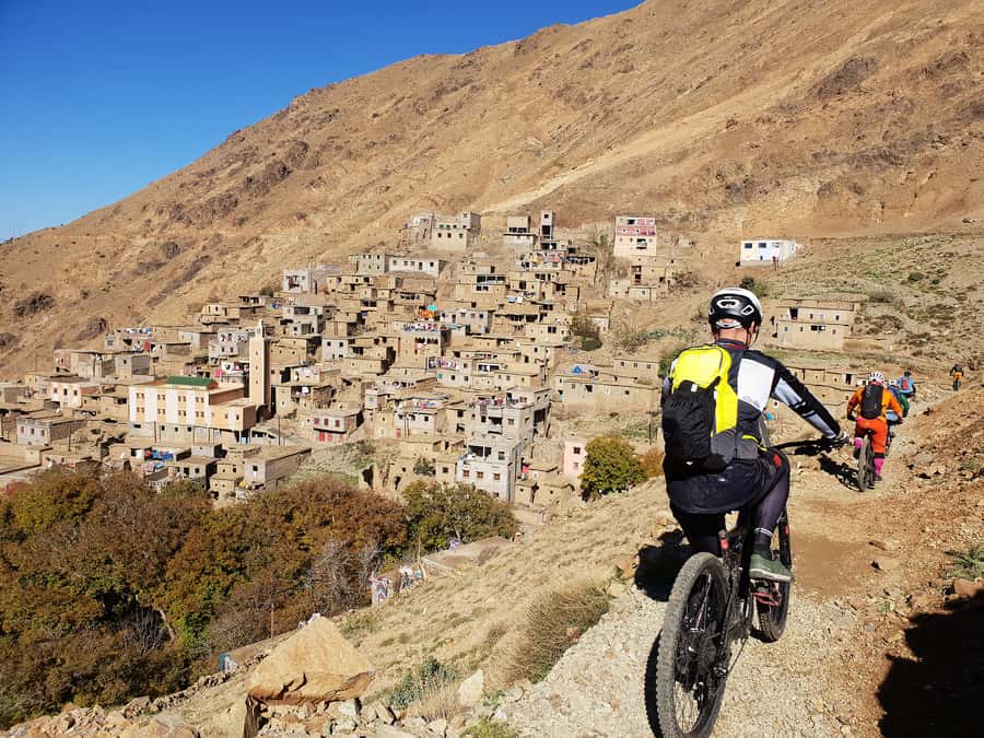 Marrakesh: Toubkal National Park Mountain Bike Trip w/Lunch - Mint tea at 2,300 meters