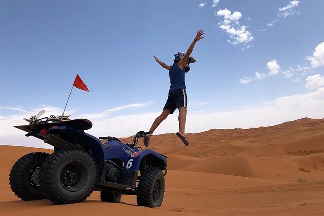 merzouga Desert 1 hour or two hour Quad Bike, and sandboarding - Key points before you book